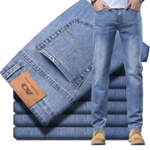 slim fit men's luxury classic style men jeans