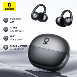 baseus bowie mc2 air clip on tws earbuds ear clips wireless earphones