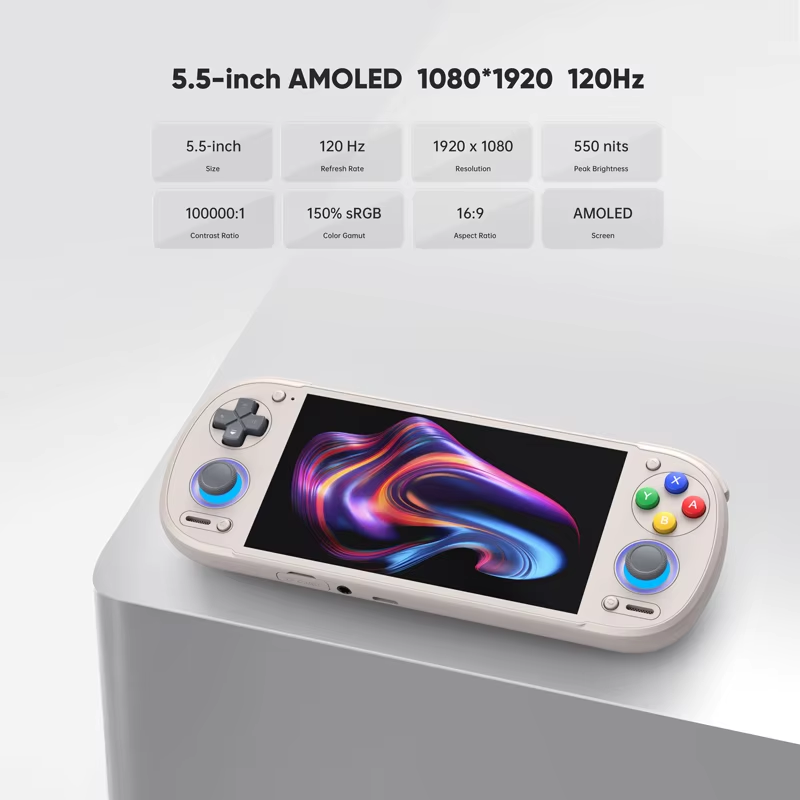 retroid pocket 6 5.5'' 120hz amoled screen android handheld gaming device retroid pocket 6 5.5'' 120hz amoled screen android handheld gaming device