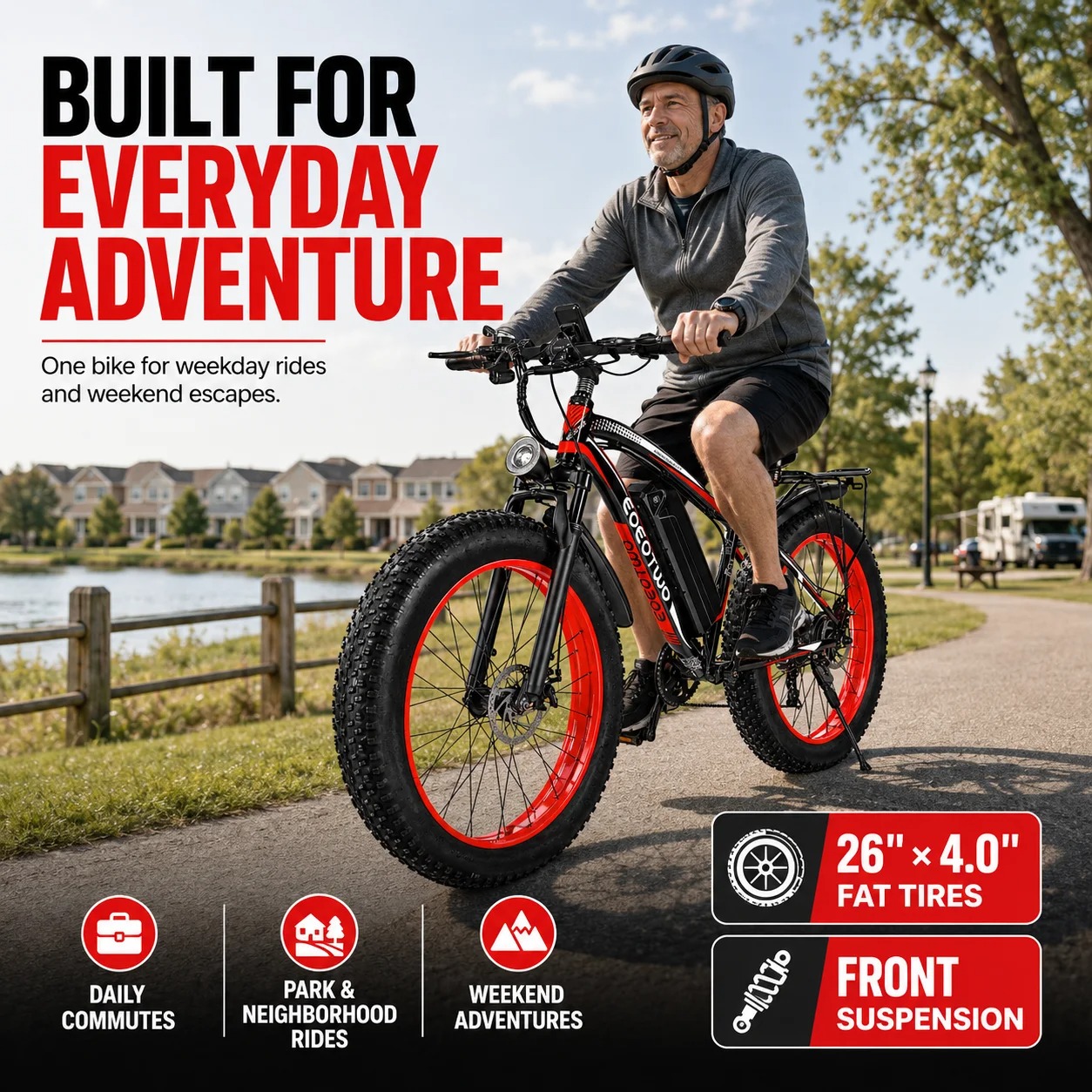 eoeotwo 26" fat tire electric bike eoeotwo 26" fat tire electric bike