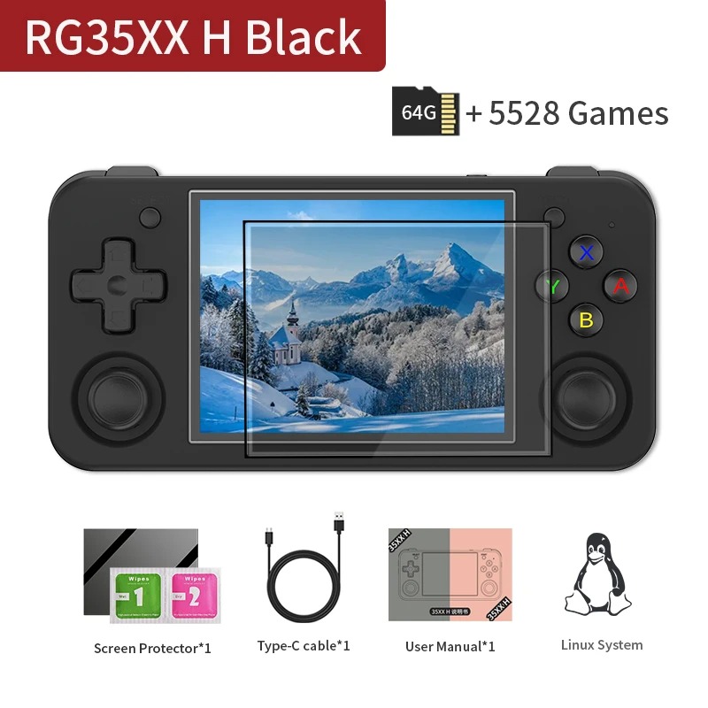 anbernic rg35xx h handheld game console anbernic rg35xx h handheld game console