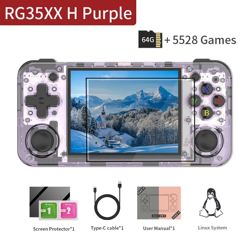 anbernic rg35xx h handheld game console anbernic rg35xx h handheld game console